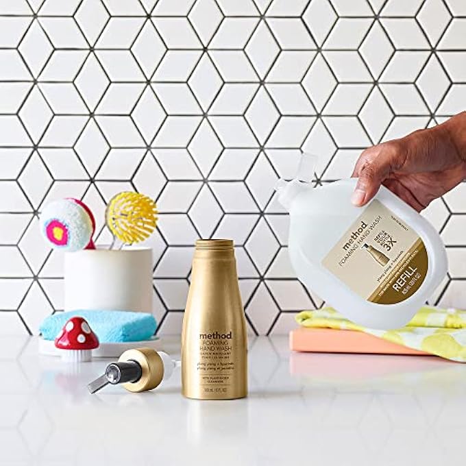 Method PREMIUM FOAMING HAND WASH REFILL, YLANG YLANG + HYACINTH, RECYCLABLE BOTTLES, BIODEGRADABLE FORMULA, 28 FL OZ (PACK OF 4) - Image 4